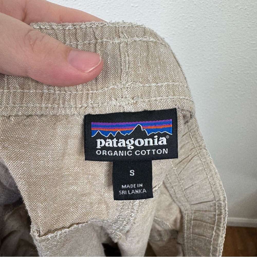 Patagonia Men's Baggies Natural Cotton Pull On Shorts Size Small - Picture 6 of 6